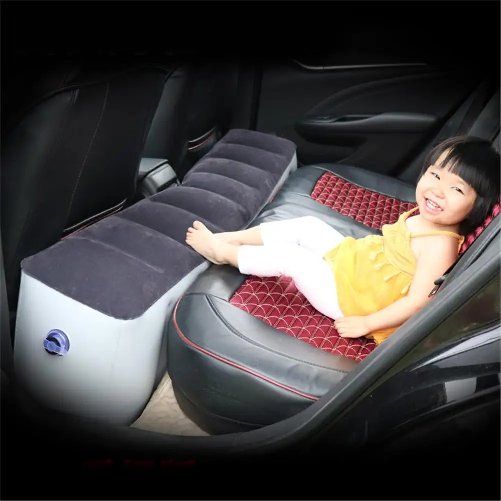 Надувная подушка для автомобиля, дорожная кровать для авто, аксессуары для сидений, подушка для заднего сиденья, подушка для воздуха на открытом воздухе и воздушный насос на выбор