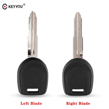 

KEYYOU 10X Transponder Remote Key Case Shell fob for Mitsubishi Colt Outlander Mirage Pajero No Chip Right/Left Blade