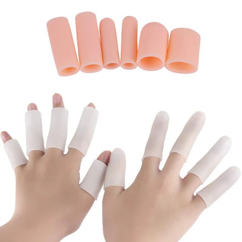 Bunion Toe Finger Protection Sleeve Foot Care Pedicure Tools 5pcs Little Toe Tube Corns Blisters Corrector Protector