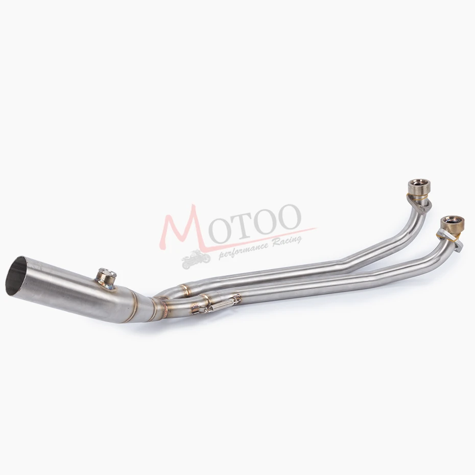 Slip en 51mm sistema de Escape completo para Yamaha YP500 T-TMAX500 TMAX 500, 2001-2007 silenciador de Escape delantera juego medio enlace de la tubería de acero