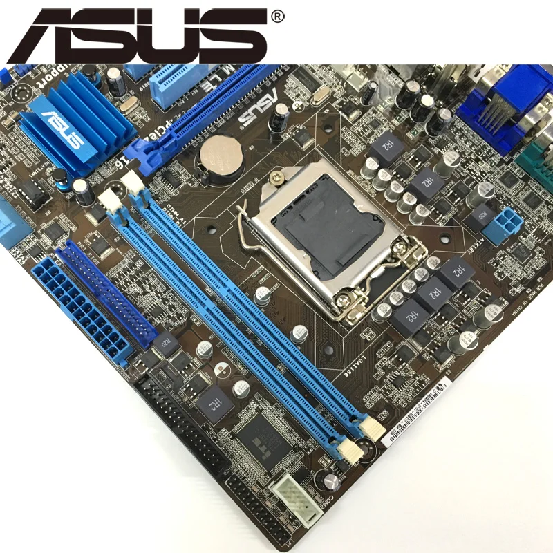 Настольная Материнская плата Asus P7H55 M LE H55 Socket LGA 1156 i3 i5 i7 DDR3 16 ГБ ATX UEFI BIOS