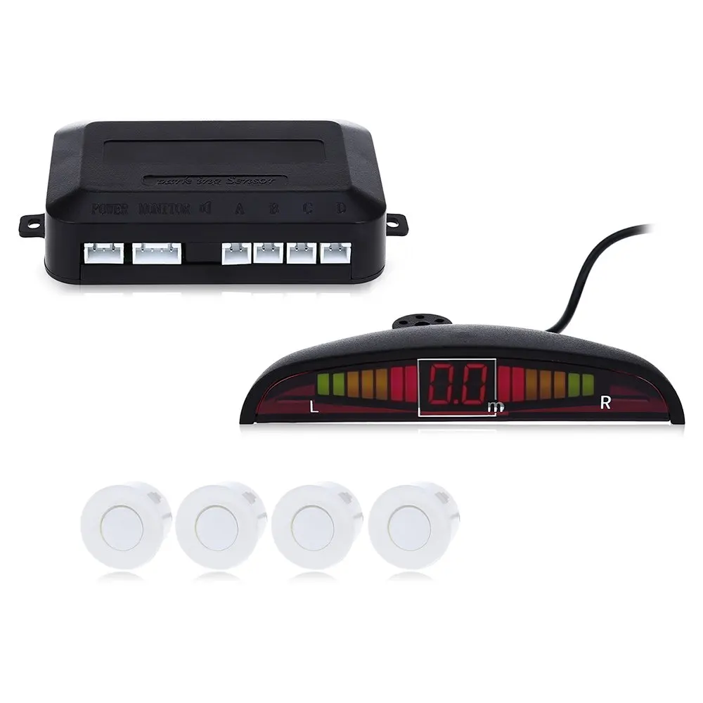 imágenes para 1 Unidades Car Auto Sensor de Aparcamiento Pantalla LED Radar de Reserva Reverso Del Sistema de Sonido de Zumbido de Alerta con 4 Sensores de Aparcamiento imágenes para 1 Unidades Car Auto Sensor de Aparcamiento Pantalla LED Radar de Reserva Reverso Del Sistema de Sonido de Zumbido de Alerta con 4 Sensores de Aparcamiento
