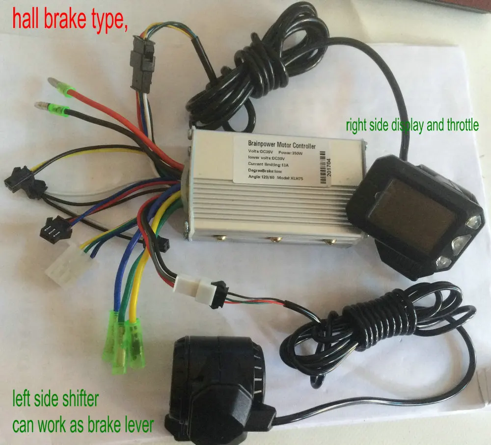 hall brake type left shifter work as brakelever