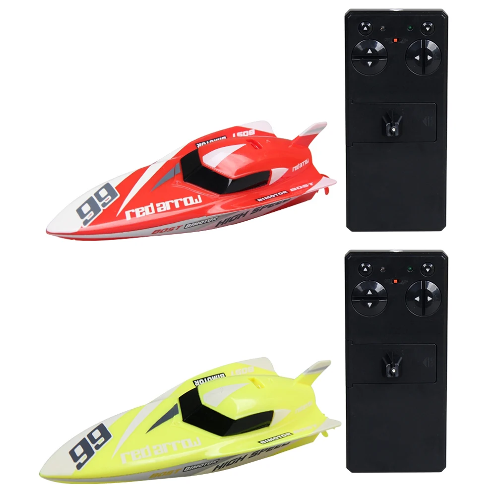 Kids Children Remote Control Boat Toys 4 Channels 2.4GHZ Mini Electric RC Boat Children Water Toys Exquisite Model Speedboat Toy