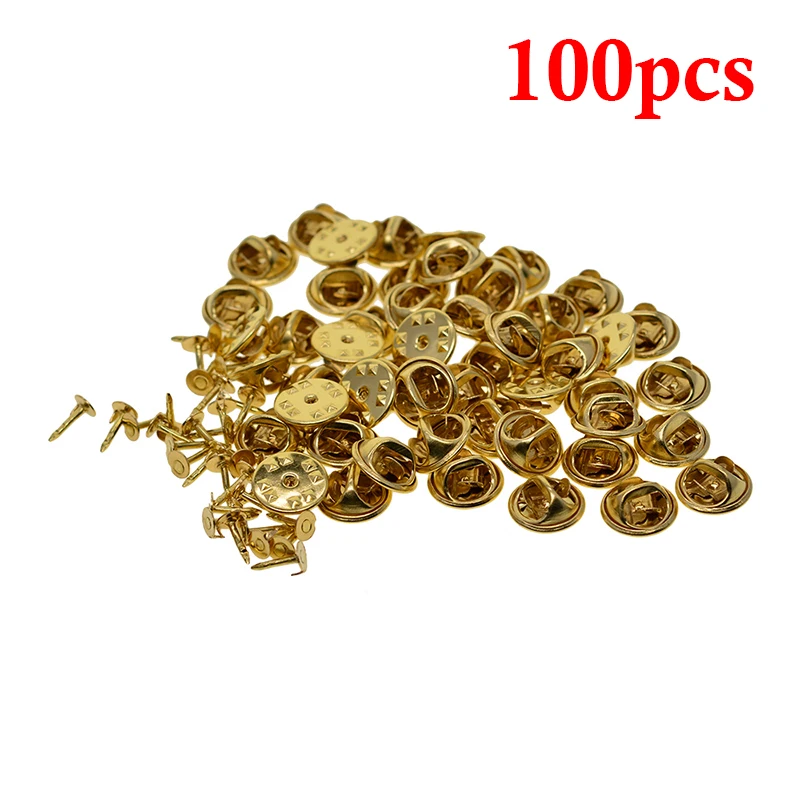 

Citations Snap Button Pins Clothing Jewelry Copper 100Pcs Clasps Replacement Brooch For tie nails Practical Useful