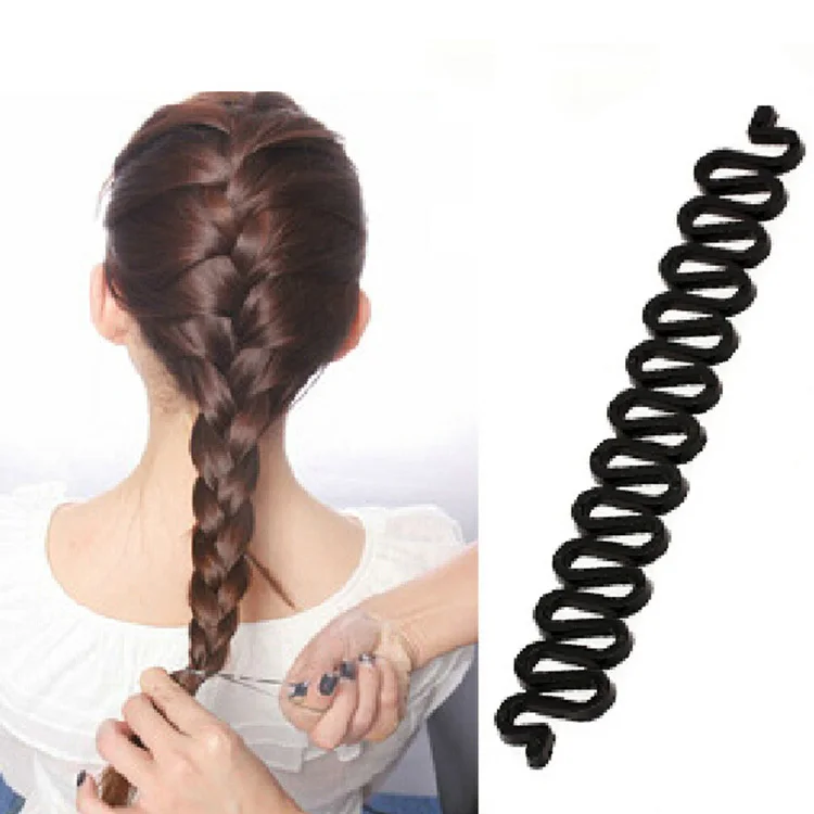 1Pcs Women Hair Braiding Machine Braider Tool Elastic Ring Weave Braid