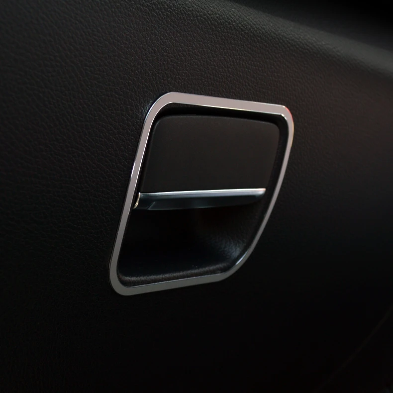 Co-pilot перчаточный ящик с переключателем рамка отделка для Mercedes Benz GLA X156 CLA C117 A класс W176 2013- алюминиевый сплав автомобильные аксессуары