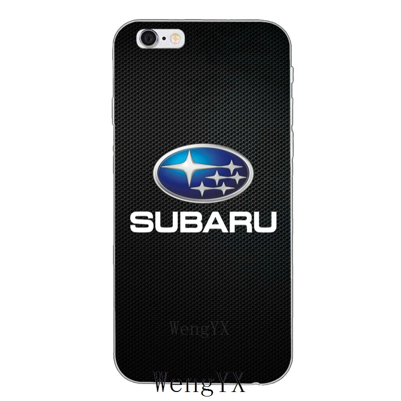 Автомобильный логотип Subaru мягкий чехол для телефона для Xiaomi mi A2 6X8 SE Pro Lite mi x Max 3 красный mi S2 6A Note 6 Pocophone F1 - Цвет: SubaruLogoA04