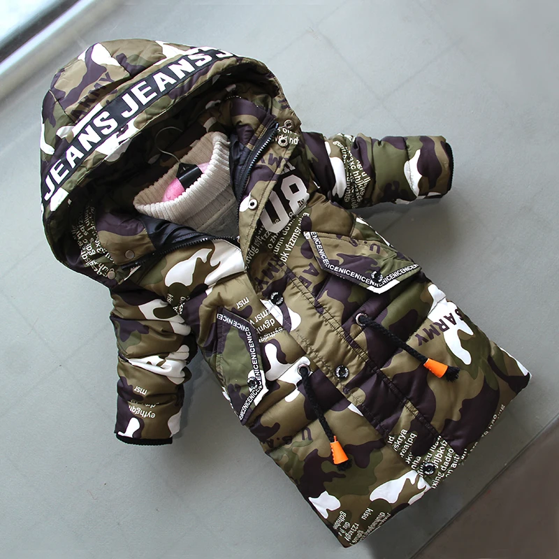 

BibiCola children boys winter jackets toddler boys warm clothes casual thicken down parkas fashion sports coats brand snowsuits