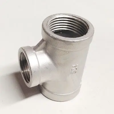 1 1/4 &quotBSP до 1/2&quot BSP Женская резьба 304 Нержавеющая тройник 3 ходовой соединитель