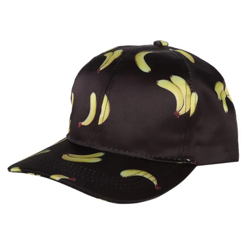 Baseball Watermelon Cap Men Women Cotton Casual Banana Fruit Print Hats