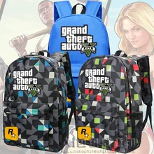 GTA5 рюкзаки для мальчиков-подростков школьные сумки Grand Theft рюкзаки autov школьные сумки Оксфорд Mochila школьные сумки GTA