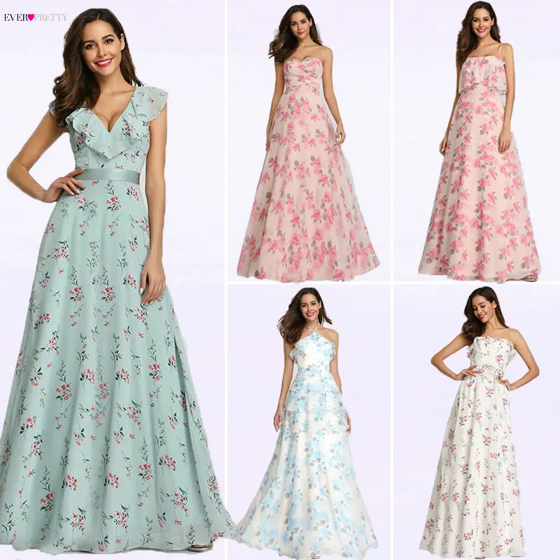 2019 New Bridesmaid Dresses Ever Pretty Ep07242 Women Long Chiffon