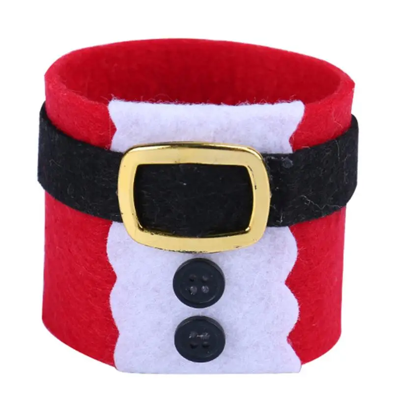 

Christmas Napkin Rings Santa Claus Hotel Supplies Christmas Gifts Clothes Napkin Holders christmas decorations for home Table