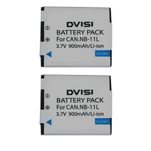 2 шт./партия DVISI NB-11L NB-11LH батарея для Canon PowerShot A2300 IS, A2400 IS, A2500, A2600, A3400 IS, A3500 IS, ELPH 110 HS