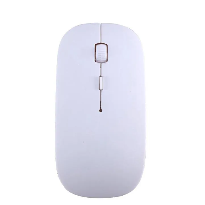 Оригинальная 2400 dpi беспроводная мышь эргономичная оптическая игровая мышь Sem Fio портативная мини USB мышь для ПК компьютера ноутбука Pro Gamer - Цвет: White