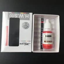 1 бутылка актуальными красная роза SGS Вакуум асептических Макияж Micro Пигмент косметический Цвет постоянный Макияж чернила татуировки с коробкой