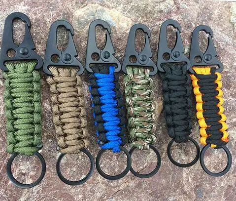 EDC Paracord веревка брелок для кемпинга на открытом воздухе набор выживания военный