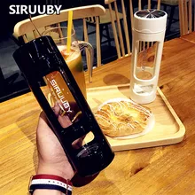 Портативная дорожная кружка стеклянная бутылка с сеточкой для заваривания чая Термостойкое ситечко для заваривания чая на кружку