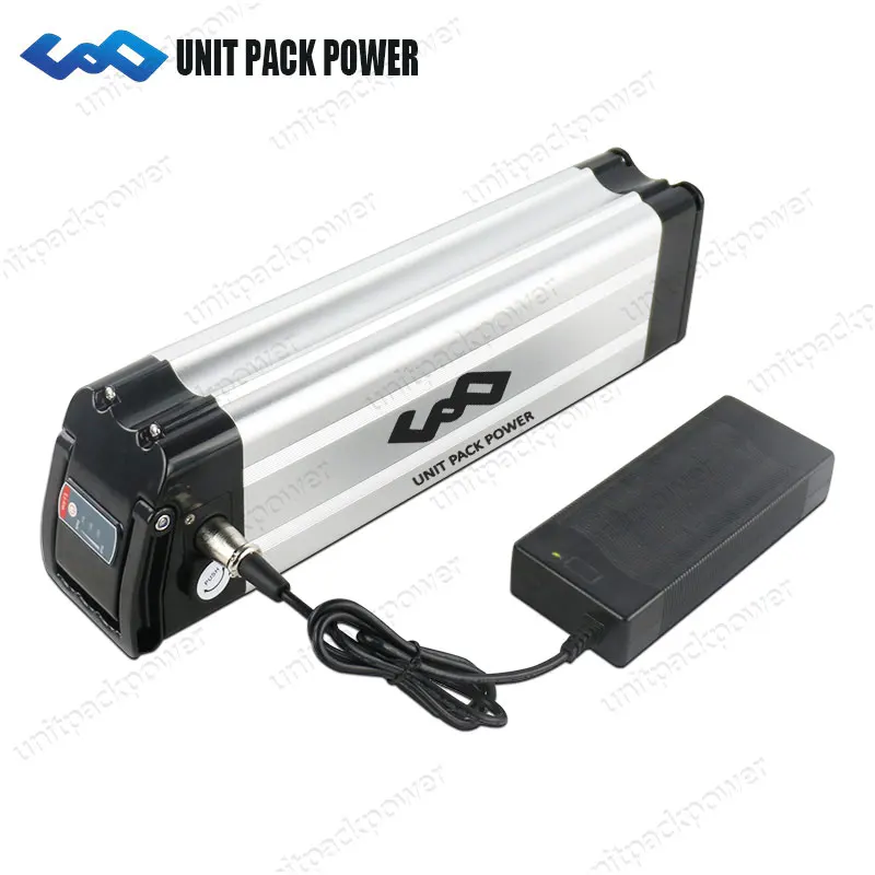 UPP 36V 10Ah 15Ah 18Ah 500W Ebike батарея 36V Серебряная рыба литиевая батарея для Bafang/8FUN BBS01