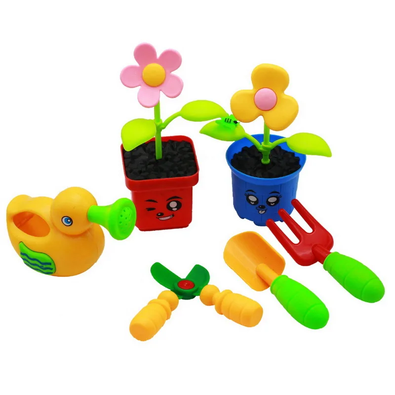 garden wagon and tools toy set