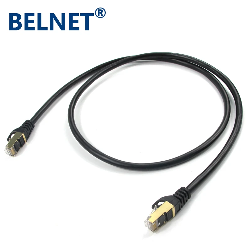 CAT7 network cable 10 gigabit Ethernet Patch Cord RJ45 OFC twisted pair GigE Lan cable FTP STP Carrier-class anti-interference 1m 3m 5m 10m 15m ethernet cable cat7 lan network cable flat rj45 high speed patch stp gigabit cords xxm