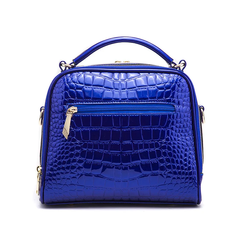 

New Fashion Alligator Women Handbags Casual Design Patent Leather Ladies Shoulder Bags Female Girl Brand Luxury Crossbody Bag