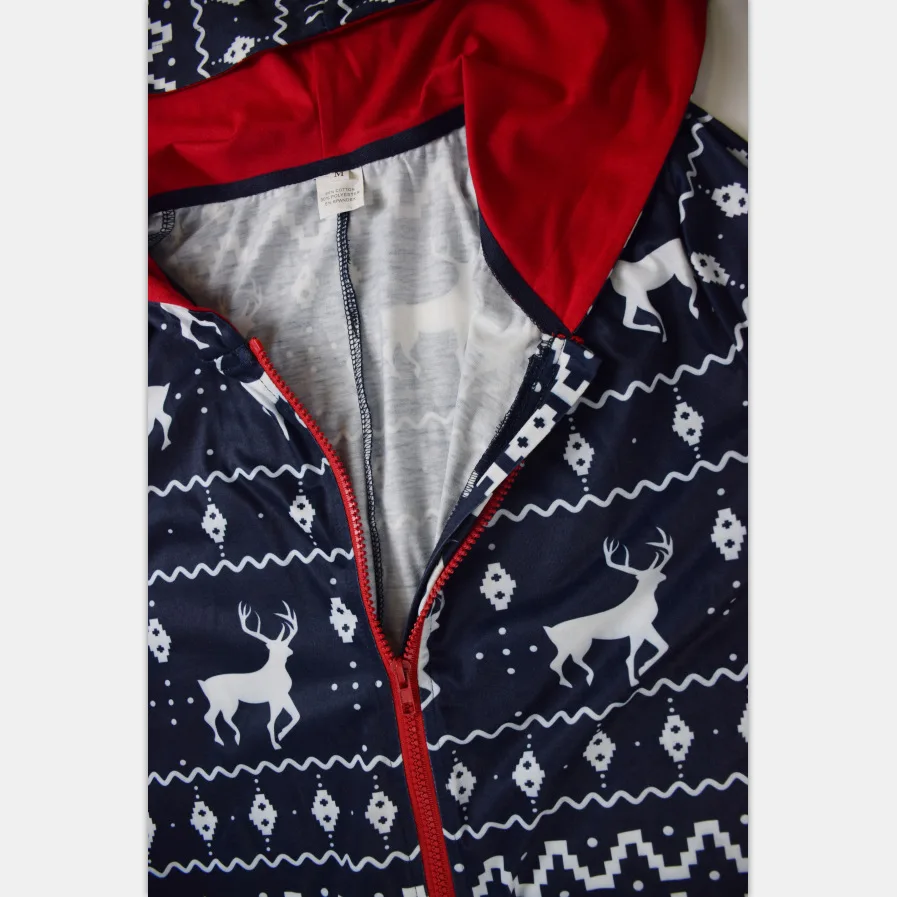 ; семейная Рождественская черная Пижама-комбинезон для костюмированной вечеринки; ; зимние рождественские пижамы для всей семьи с принтом