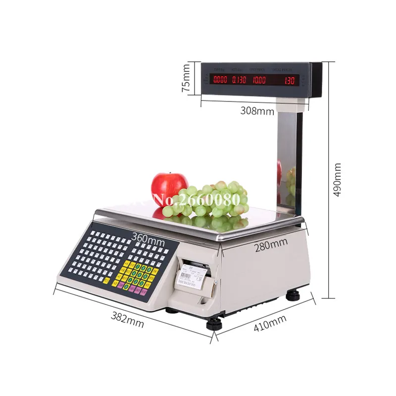 الباركود التسمية مقياس الطباعة مقياس داهوا (TM-15A-5D) الرقمية ميزان إلكتروني و طابعة الإنجليزية/روسيا/العربية/الإسبانية الباركود التسمية مقياس الطباعة مقياس داهوا (TM-15A-5D) الرقمية ميزان إلكتروني و طابعة الإنجليزية/روسيا/العربية/الإسبانية