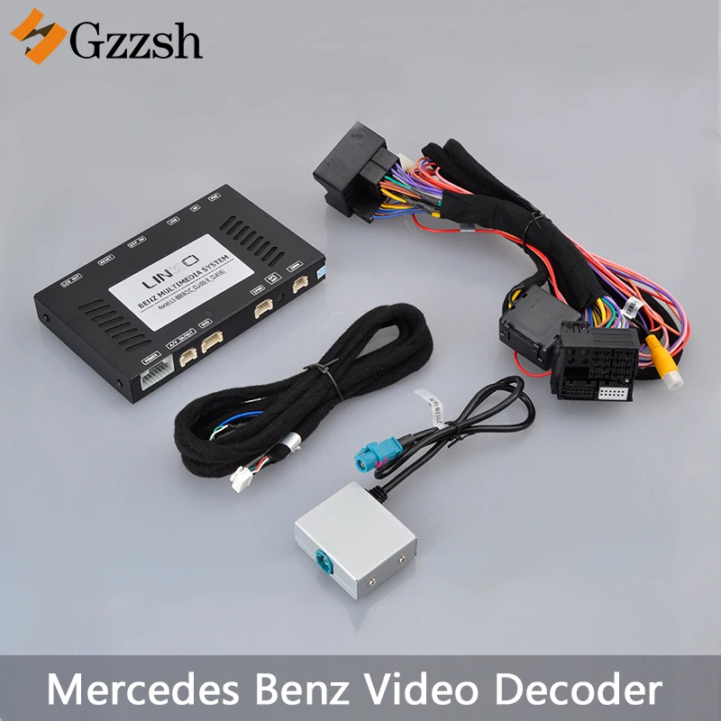 Адаптер для камеры заднего вида автомобиля Декодер видео Mercedes Benz GLA GLE GLC CLA A B C E class