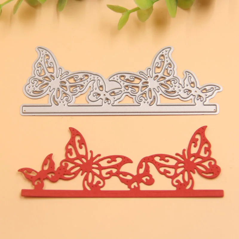 

Metal Butterfly Borderline Cutting Dies Stencils for DIY Scrapbooking/photo album Decorative Embossing DIY Paper Cards