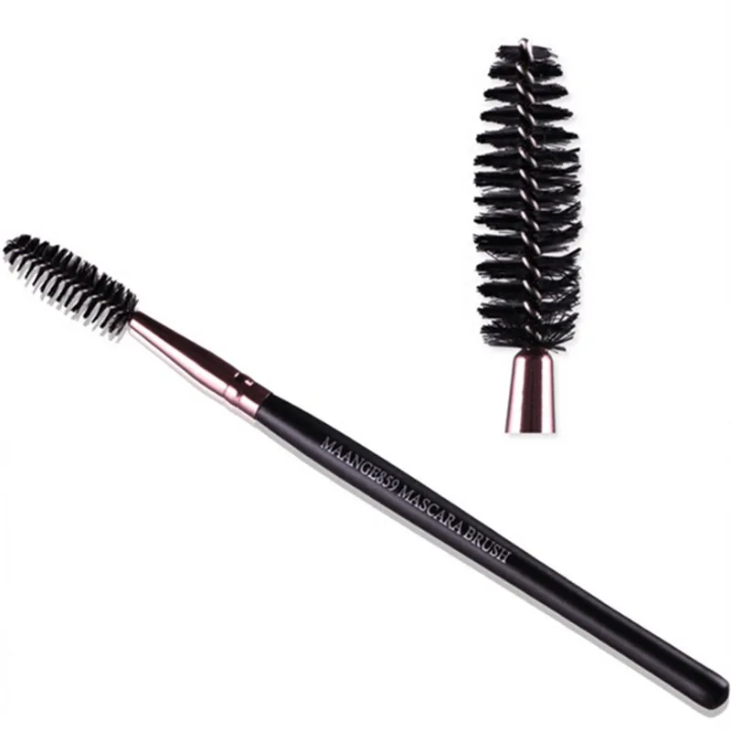 N2018 3 Colors Mini Brush Mascara Wands Applicator Spoolers Makeup