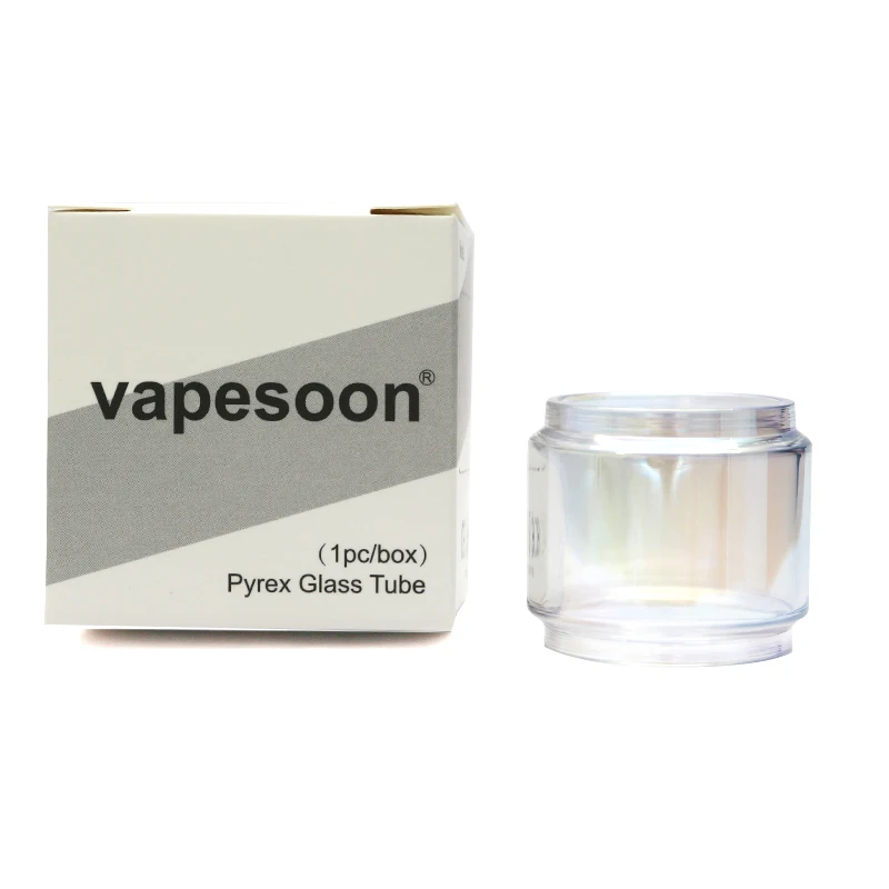 

Authentic VapeSoon Rainbow Glass Tube For TFV8 BIG BABY 5ml tank