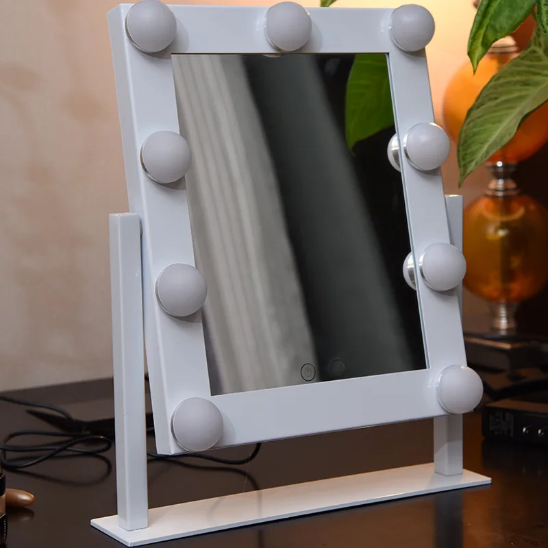 Hollywood Makeup Vanity Mirror With Light Large Lighted Make Up Touch Screen Table Stand Cosmetic Led Bulbs|Зеркала для макияжа| |
