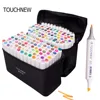 Professional Art Markers Tips TOUCHNEW 30/40/60/80/168 Colors Art Drawing/Painting Manga Markers Alcohol Base Sketch Marker Pen ► Photo 1/6