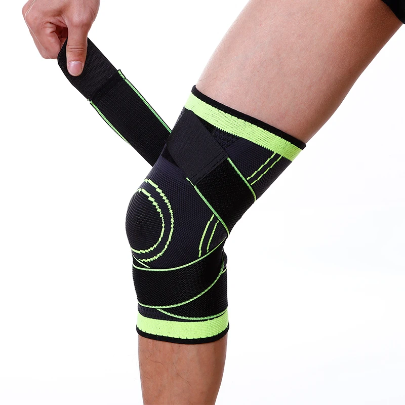 

1PCS 2019 Knee Support Professional Protective Sports Knee Pad Breathable Bandage KneeBraces Elastic Nylon Sports Compression