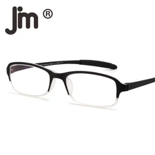 JM анти синий свет прямоугольник легкий компьютерный игровой черный очки для чтения уменьшить усталость глаз очки