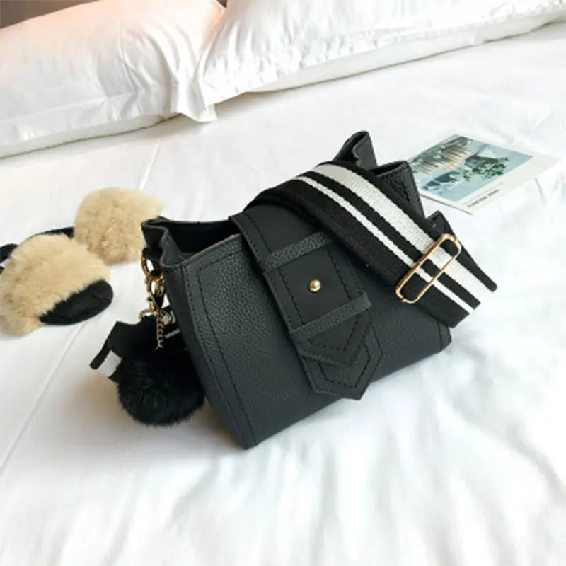 Beibaobao Tote сумки через плечо для девочек-подростков хорошего качества матовые кожаные модные зимние сумки женские сумки-мессенджеры A3814 - Цвет: black