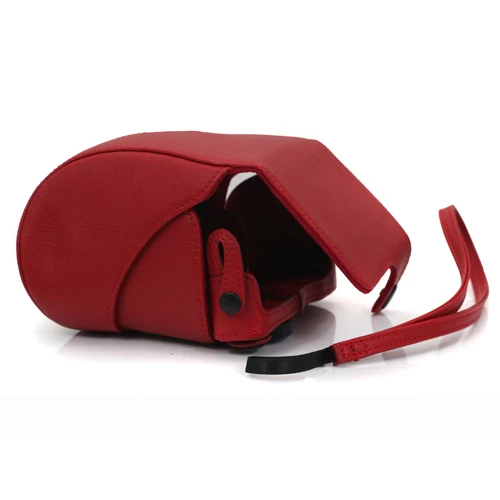 Кожаный чехол для камеры Sony E NEX 5 NEX5 фотокамера red NEX5N|case uk|bag trashcase vanguard |
