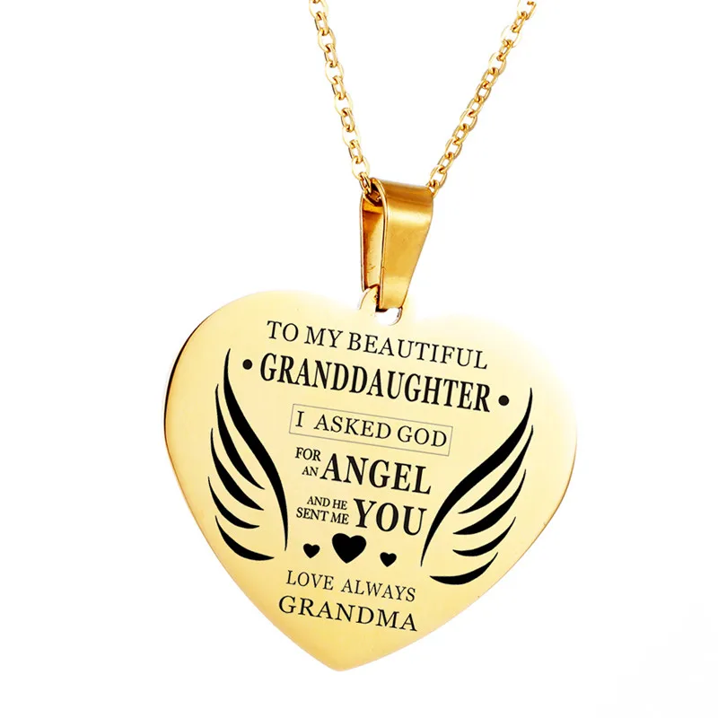 Heart-to my granddaughter--gol-d