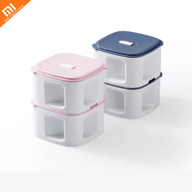 

3 color xiaomi mijia Kalar light food box environmental protection material Lightt portable lunch box for smart home