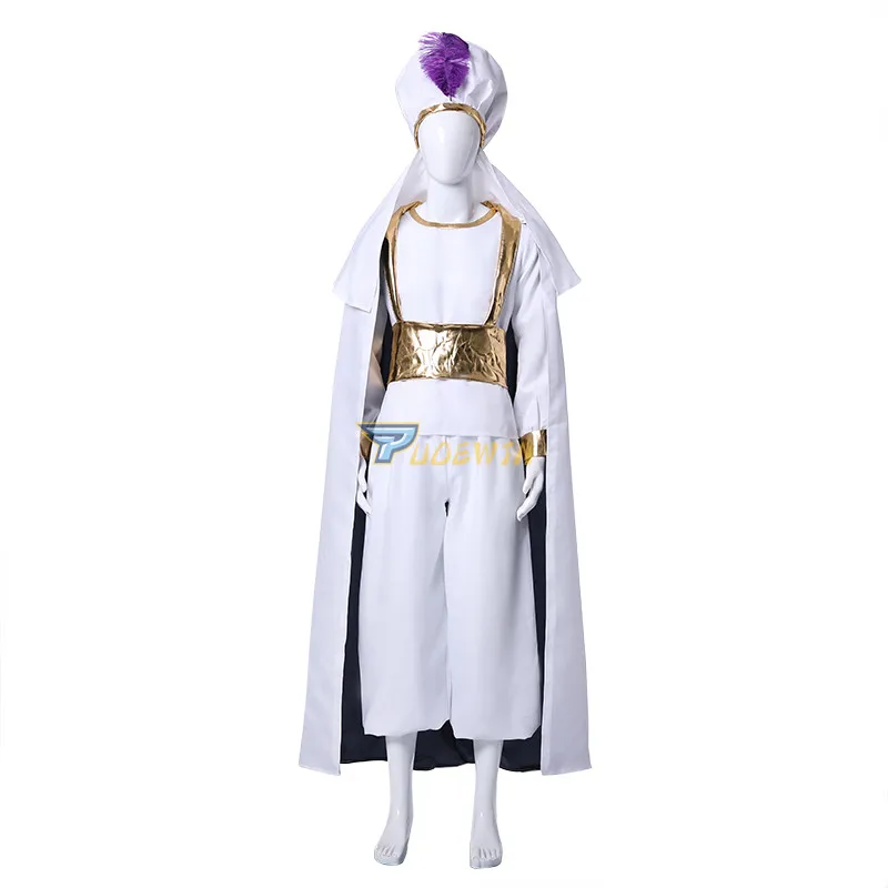 Adult Aladdin Lamp Prince Aladdin Costume Halloween Anime Cosplay Fancy Dress Adam prince Costumes