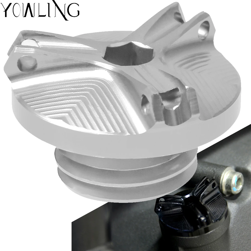 

For HONDA XADV X-ADV 750 XADV750 2017-2018 Motorcycle Accessories M20*2.5 CNC Engine Magnetic Oil Filter Cup Plug Cover Screw