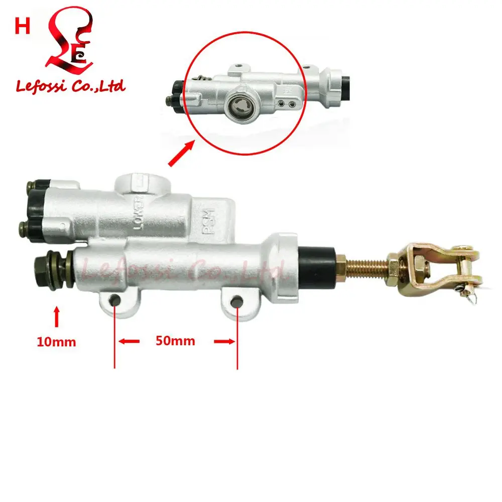 

Motorcycle Rear Foot Brake Master Cylinder Hydraulic Pump For Honda CRF 250R CRF 450R CRF 250X CRF 450X CR125R CR250 2002-2015
