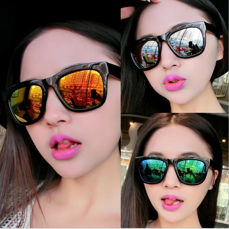 2019 New Arrival Rectangle Sunglasses coating Retro Men women Brand Designer Vintage mirrored glasses | Аксессуары для одежды