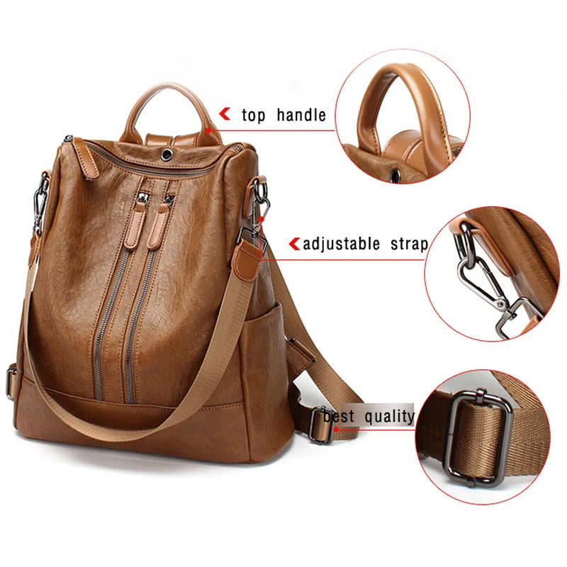 POMELOS Backpack Female 2018 New Arrivals Backpacks For Women Fashion Soft PU Leather Bag Backpack School Bags for Teenage Girls