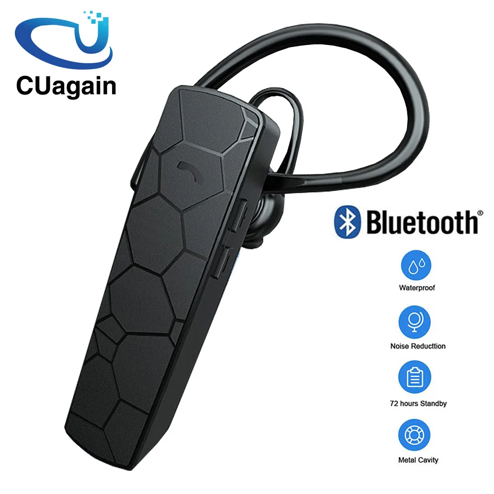 

CUagain SGA10 Bluetooth 4.1 Headset Wireless Earphone with Microphone Volume Adjustable for iPhone Xiaomi Android Phone iPad