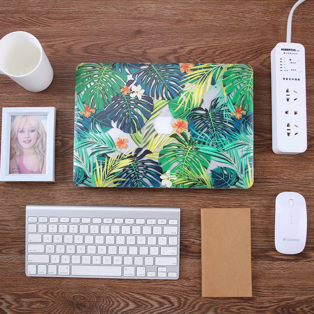 

For Macbook Air 13 Case Shell Apple Laptop case For Macbook Pro Retina 13 Case Cover Air 15 11.6 13 for Palm Leave Laptop Sleeve