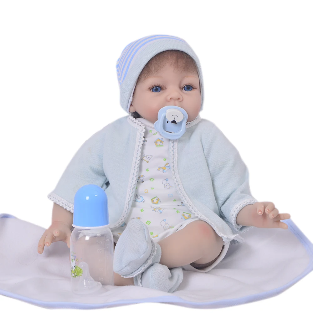 55 см Reborn девушка куклы реалистичные силиконовые Bonecas Мода ручной работы реалистичные куклы детские brinquedos новорожденных детские игрушки