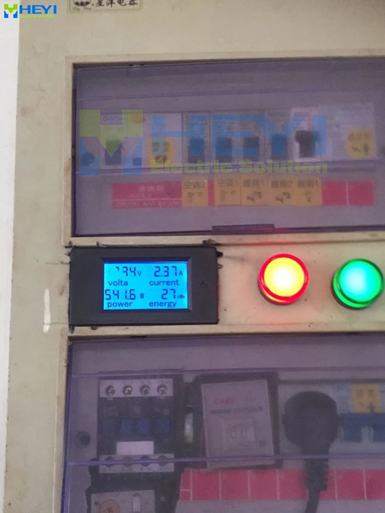 LED AC power monitor energy metering Tipical Case 5